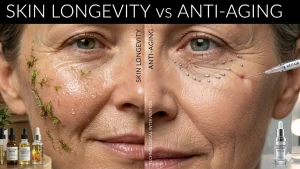 Skin Longevity vs Anti Aging
